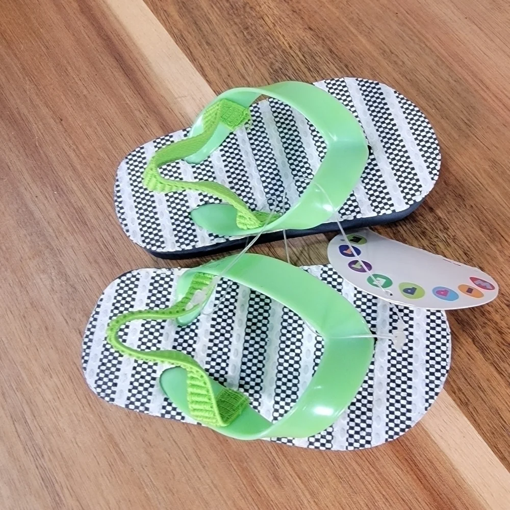 Wippette Blue and green Baby sandals pool beach Size XS